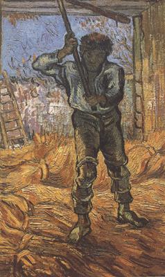 Vincent Van Gogh The Thresher (nn04) oil painting picture